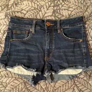 Blue jean shorts
